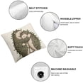 thumbnail image 6 of Acheng Cute Animal Throw Pillow Cases Home Decorative Hedgehog Hug Each Other Sweet Pillow Cover Super Soft Square Pillowcase Friends Lover Couple Gifts,Set of 2 White(Two Sides Print) 18x18in, 6 of 7