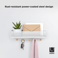 thumbnail image 5 of Organizar Almacenamiento Blanco, Metal, 32 X 9 X 9 Cm, 5 of 5