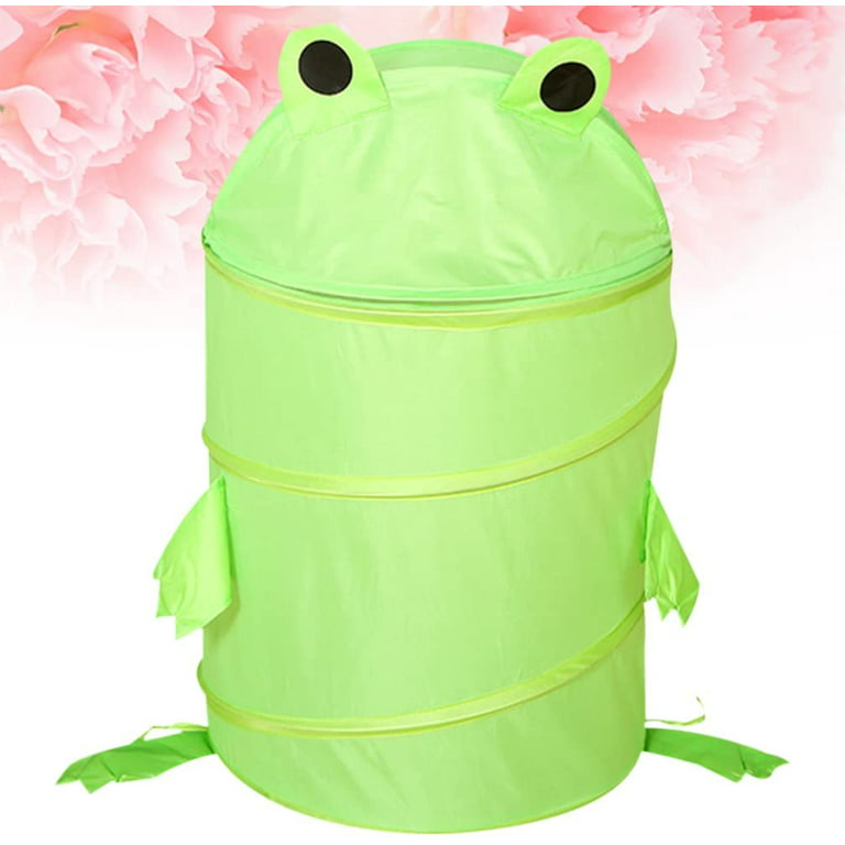 Laundry Basket,collapsible Nylon Laundry Bag, Dirty Clothes Basket Portable  Laundry Hamper, Supermarket Carrier Bag (2pcs-pink+green)