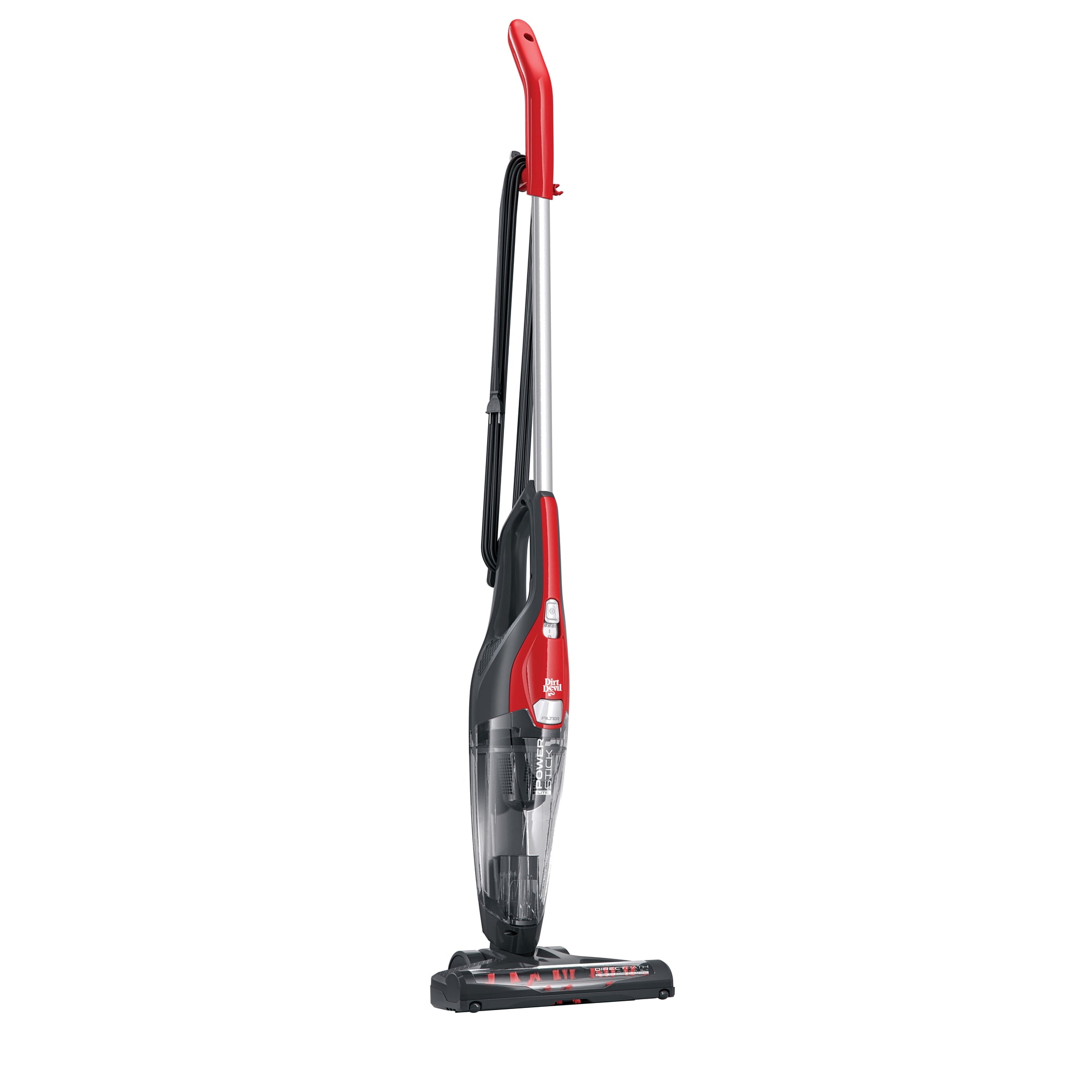 Dirt Devil Power Stick Lite 4-in-1 Corded Stick Vacuum Cleaner, for Rugs, Hard Floor, Upholstery, Lightweight, Attached Hand Vacuum, Small Spaces, SD22030