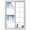 Blue, variant on Purple Eucalyptus Window Privacy Film, Spring Botanical Plant Aesthetic Static Cling UV Sun Blocking Heat Control Window Tint Day and Night, Non-Adhesive One Way Windows Privacy Cover 17.7''x39.3''