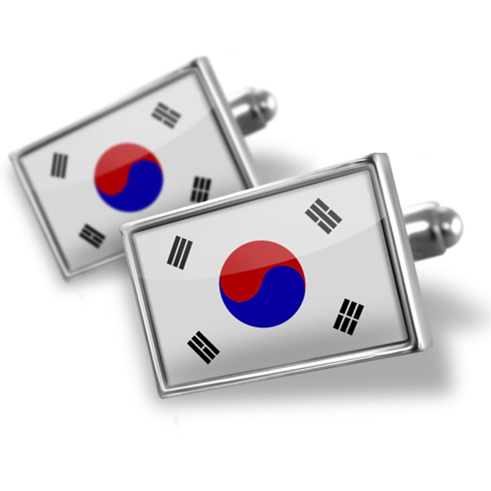 Cufflinks South Korea Flag NEONBLOND by NEONBLOND