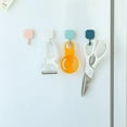 thumbnail image 4 of 5pcs Adhesive Hooks Cute Key Hooks Double-sided Adhesive Square Key Placement Classification For Entryway Door Bathroom Kitchen, 4 of 6