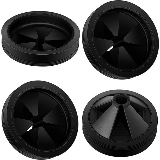 4 Pieces Garbage Disposal Splash Guard Collar 3 1/8 Inch Sink Baffle