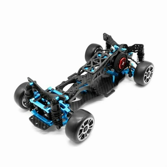 DIY RC Car Rear-Drive Drift Racing Frame for 1/10 Mini-Size Kit Version