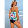 thumbnail image 4 of Attraco Women Fashion Tankini Set Swimwear Swim Sets Spaghetti Strap V Neck Bathing Suit, 4 of 7