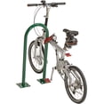 thumbnail image 3 of Global Industrial U-Rack Bike Rack 2-Bike Capacity Flange Mount Green, 3 of 6