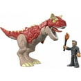 thumbnail image 6 of Imaginext Jurassic World Dr. Malcolm and Carnotaurus Action Figure Set for Ages 3 to 8, 6 of 9