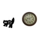 thumbnail image 5 of Reloj de pared,Reloj de pared decorativo para baño o dormitorio,Reloj de pared,Reloj de pared con pájaro cantor de 25 cm (10 pulgadas) para decoración del hogar,Relojes de pared decorativos, 5 of 7