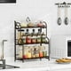 thumbnail image 3 of Estante organizador de baño EKNITEY para encimera, 3 niveles, marrón, 3 of 6