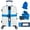 Blue, variant on Adjustable Luggage Strap Suitcase Baggage Packing Belt Travel Accessories Long Cross Strap (Blue)