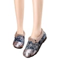 thumbnail image 2 of Zapatos para mujer, de tela, con aislamiento, estilo retro, suela suave, versátiles, de algodón, para correr, botas vaqueras., 2 of 8