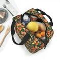 thumbnail image 5 of Yiaed Fruits Peach Print Insulated Lunch Bag Reusable Cute Tote Lunch Box, Leakproof Cooler Lunch Bags for Work Office Travel School Picnic, 5 of 5