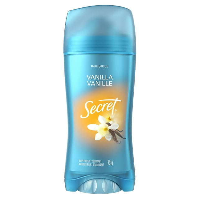Secret Invisible Solid Antiperspirant and Deodorant, Vanilla Scent
