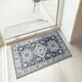thumbnail image 1 of JV Home Area Rug Napoli Grey 2'x3'3" Washable Carpet Anti Slip, 1 of 6
