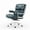 Blue, variant on Raffle Pinker Office Chair, Computer Desk Chair Ergonomic Cushion Lumbar Support with Wheels Adjustable Swivel Rolling Home Executive Chair, Brown