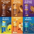 thumbnail image 4 of Brain and Body Plant Protein Bars - Chocolate & Fruit Variety - 24-Count Low Carb - Gluten Free, High Fiber, Vegan Snacks - Low Sugar Meal Replacement, 4 of 5
