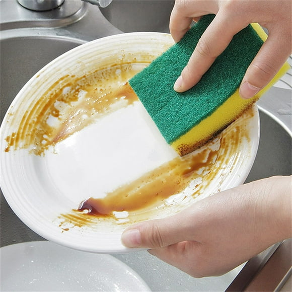 Boovnll 14Pcs Sponges, Kitchen Non-Scratch Dishes Sponges Kitchen, Cleaning Sponge for Kitchen Dish Cleaning, Fast Absorbent, Quick-Dry Dish Towel, Dish Sponge