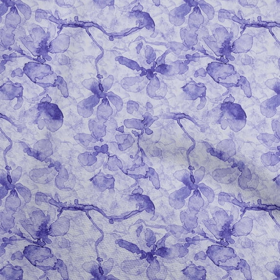 oneOone Cotton Cambric Medium Purple Fabric Texture Fabric For Sewing Printed Craft Fabric By The Yard 56 Inch Wide