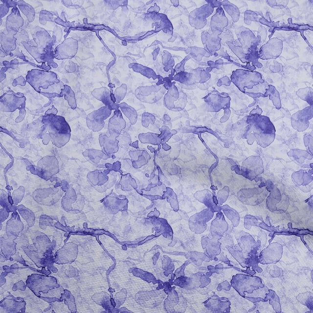 oneOone Georgette Viscose Medium Purple Fabric Texture Sewing Craft Projects Fabric Prints By Yard 42 Inch Wide