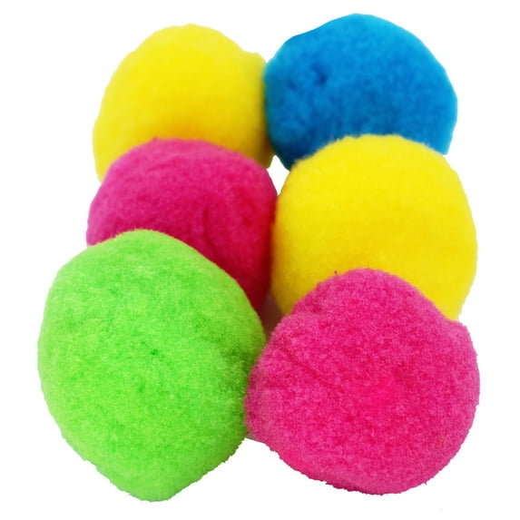 Bonka Bird Toys 2025 6pk Colored Fuzzy Balls