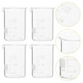 thumbnail image 5 of LEEYNEER6pcs Glass Beakers Chemistry Lab Glassware 10/25/50ml, 5 of 5
