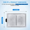 thumbnail image 2 of Cartucho de filtro HiTauing PF-S para Top Fin Silenstream PF10, 2 of 7