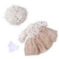 thumbnail image 1 of vestido de muñeca Conjunto De Ropa De Vestido De Muñeca De Niña De 12 Pulgadas BJD Accesorios De Vestir De Fiesta De Muñeca De Niña Estilo 1, 1 of 7