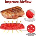 thumbnail image 3 of Reusable Fryer Liners With Raised Silicone,non-stick Silicone Fryer Mats, Fryer Silicone Tray Access, 3 of 5