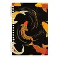 thumbnail image 7 of FORMRS 1-Subject Spiral Notebook 8" x 5" College Ruled 60 Refillable Sheet A5 Hard Cover, Black Fish Pattern, 7 of 7