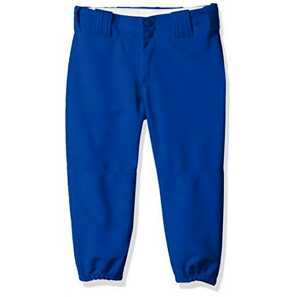Alleson Athletic Girls Belt Loop Fastpitch Pant, Royal, Large