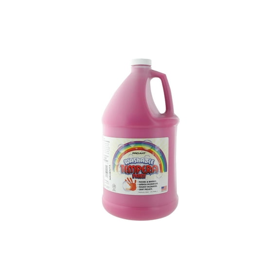 Pro Art Washable Tempera Paint Gallon Magenta Non-Toxic Water-Based