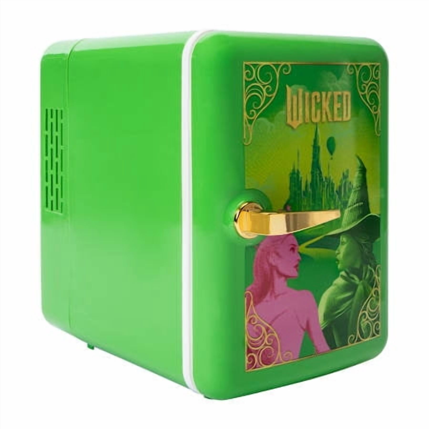 ミニ冷蔵庫　ディズニー　バンビ Disney Stitch Mini Fridge, 4L, 6 Can, Blue, Portable Cooler for