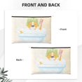 thumbnail image 2 of Susaid Corgi In The Shower Cap Bathing Print Makeup Mini Bags for Women Multi Color Cosmetics Bag Travel Toiletry Bag Pencil Pouch Blank Makeup Bags with Zipper, 2 of 7