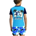 thumbnail image 5 of ITSAME Boys Swimsuit Set Printed Tops and Swim Trunks Quick-Dry Seaside Surfing Swimwear 2-Piece Multicolor Size 11-12, 5 of 9