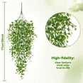 thumbnail image 5 of Lyacmy 4 Packs Artificial Hanging Plants, Evergreen Faux Vines Boston Ivy Greenery Fake Plants for Indoor Outdoor Home Decor, 5 of 7