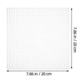 thumbnail image 2 of SOPOTUTU 10Pcs Durable Plastic Craft Mesh Sheets White for DIY Crochet and Sewing, 2 of 8