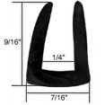 thumbnail image 3 of CRL AV816 Rubber Glazing Channel for 1/4" Material - 9/16" Height, 3 of 4