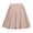 Khaki, variant on Womens Stretch Flare Mini Skirts Casual Elastic Waist Flared Solid Color Skater Skirt for Sports Golf XXL
