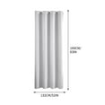 thumbnail image 3 of Blackout Curtain Panel Thermal Insulated Elegant Overlay for Bedroom Single 63x52 Inch Light Gray, 3 of 7