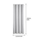 thumbnail image 3 of Conjunto de paneles de cortina opacos 63" de ancho x 52" de largo | Superposición aislante acústica | Cortinas térmicas elegantes para dormitorio | Instalación fácil | Reducción del ruido de, 3 of 7