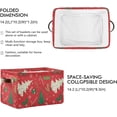 thumbnail image 3 of GZHJMY Christmas Tree With Ornament Storage Bin Collapsible with Handle, 1PCS Rectangle Waterproof Basket for Storage Cube Closet Organizer for Toy Nursery Book Office Shelf Bathroom, 3 of 7
