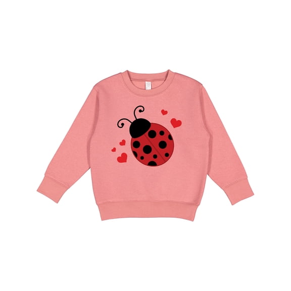 Inktastic Lady Bug and Hearts Toddler Sweatshirt