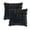 Black, variant on Home Soft Things Bubble Textured Faux Fur Pillow Covers, Set of 2, 20"x20", Black