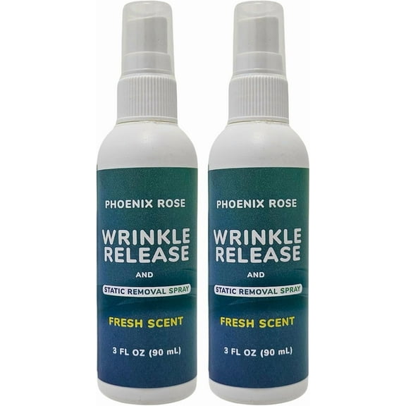 Phoenix Rose Silk Wrinkle Release Spray, Travel Size, Freshens Clothes