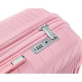 thumbnail image 6 of Set of 4 Expandable Luggage Suitcase, Lightweight Hardshell Suitcase Sets with TSA Lock and 360° Double Spinner Wheels, 14"20"/24"/28" Carry-on Travel Suitcase for Women Men Weekender, Pink, 6 of 9
