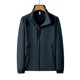thumbnail image 5 of Ceisia Men's Nylon-Spandex Casual Cargo Windbreaker Stand-Up Zipper Flap Solid Color Jacket Gift, 5 of 5