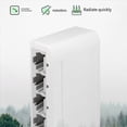 thumbnail image 4 of 5X 5 Port Data Switch,Network Hub,Desktop Ethernet Splitter,Plug & Play Shielded Ports Fanless Quiet,5 x Ethernet Splitter,White, 4 of 6