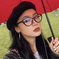 thumbnail image 2 of Gafas de miopía con montura grande y forma de ojo de gato para mujer, estilo retro, antiluz azul, estilo sencillo, gafas con montura sencilla, 2 of 6