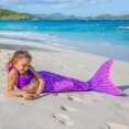 thumbnail image 3 of Fin Fun Fantasy Mermaid Tail for Girls and Boys, Monofin for Swimming Included, 3 of 4